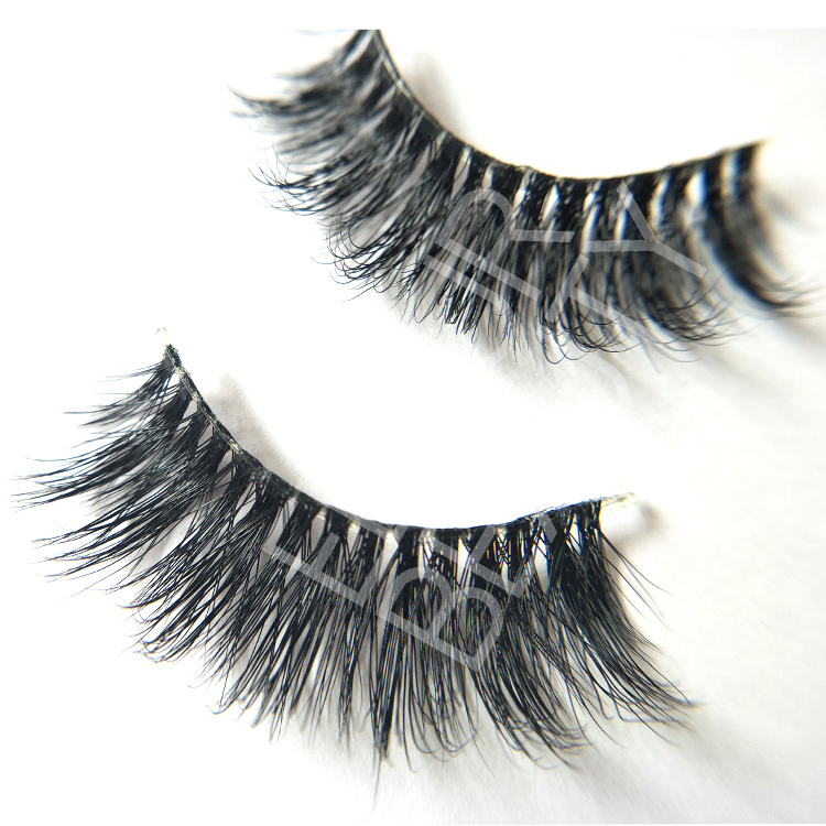 3D naked band long mink lashes best lash cosmetics China ED89